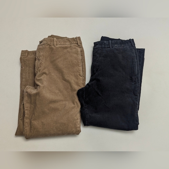 Uniqlo Men's Corduroy Pants Lot of 2 33 - 36 - Picture 1 of 7